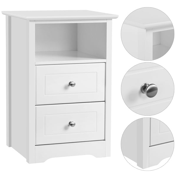 Set of 2 Side Tables Nightstands Side Tables End Table Nightstand