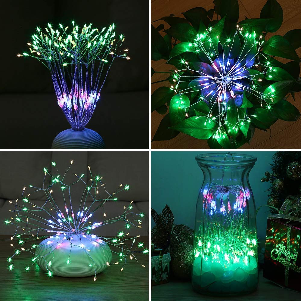 198 LED Hanging Starburst Fairy Light