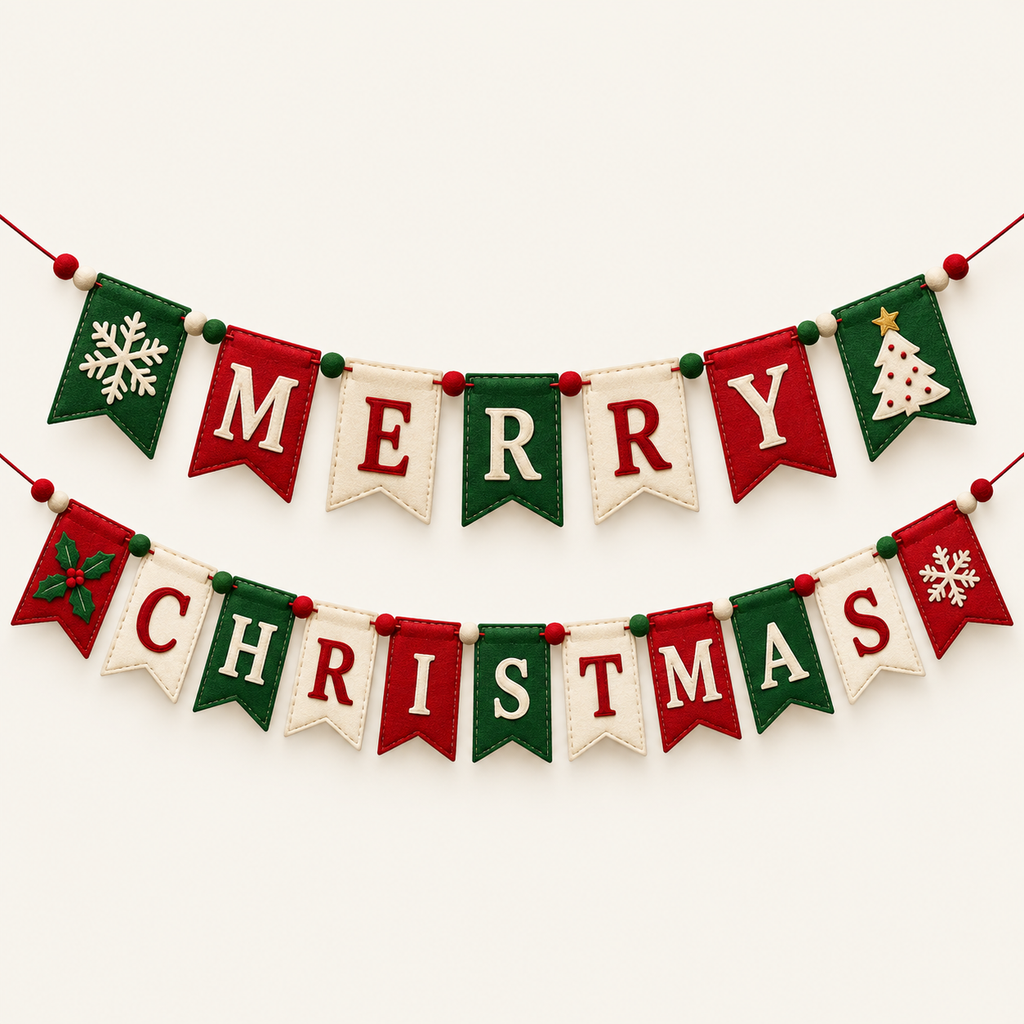 Merry Christmas festive banner