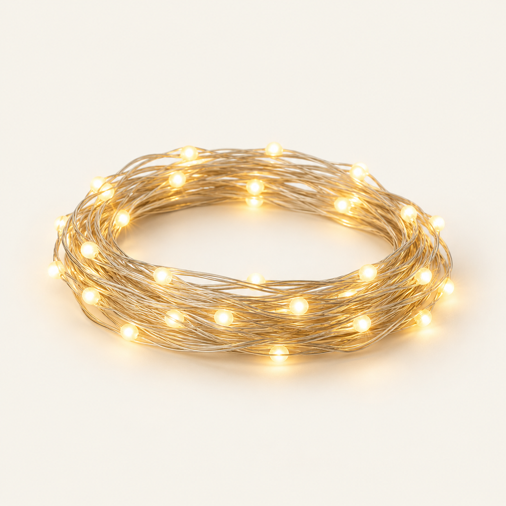 Warm white outdoor fairy string lights