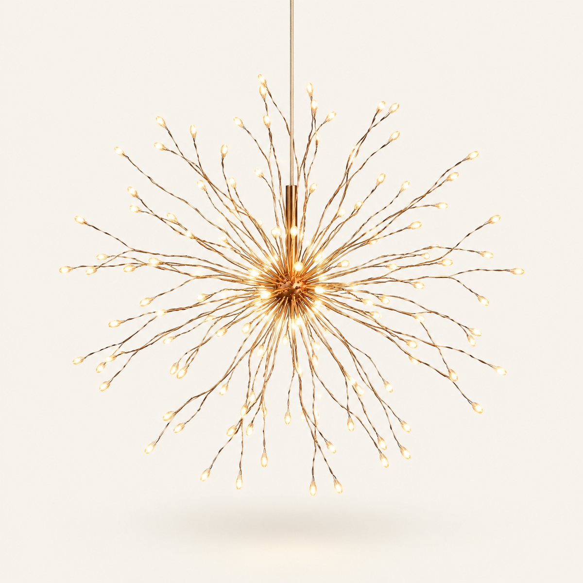 Warm LED starburst fairy light