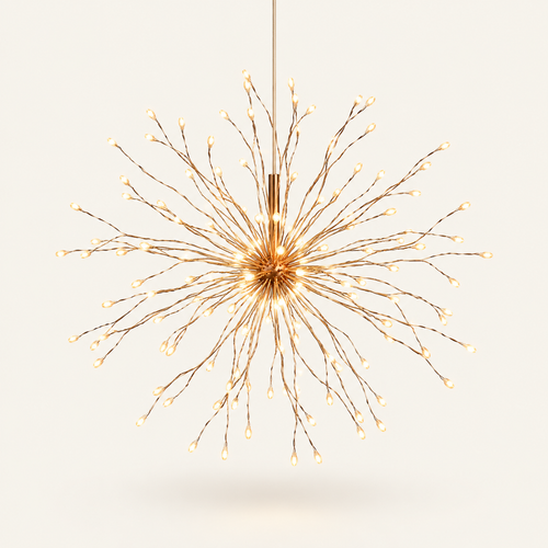 Warm LED starburst fairy light